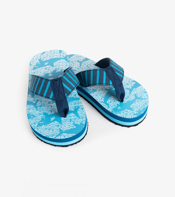 Hatley Flip Flops - Shark Alley