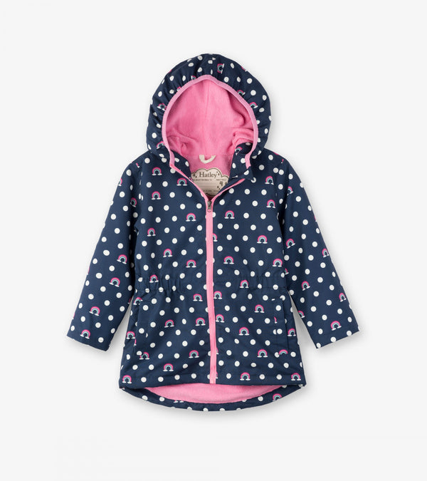 Hatley Rain Jacket - Dots & Rainbows