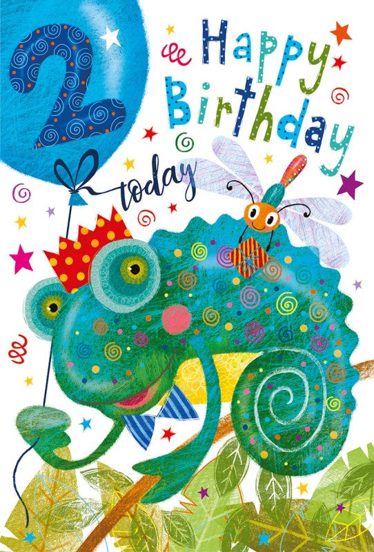 2 Today Happy Birthday  - Greeting Card