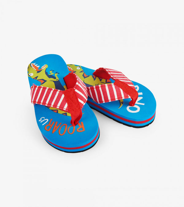 Hatley Flip Flops - T-Rex