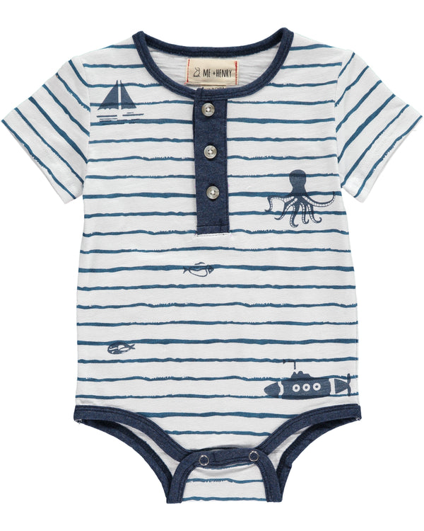 Me & Henry Bodysuit - Sea Life