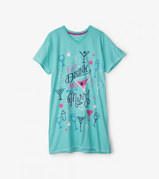 Hatley Sleepshirt - Drink & Be Merry