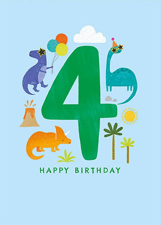 4 Happy Birthday - Greeting Card