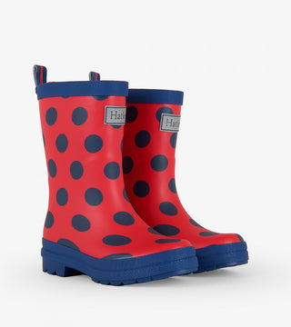 Hatley Gumboots - Blue Dots