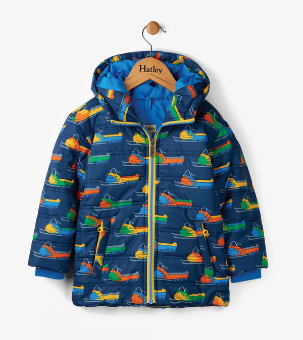 Hatley Puffer Jacket - Snowmobile