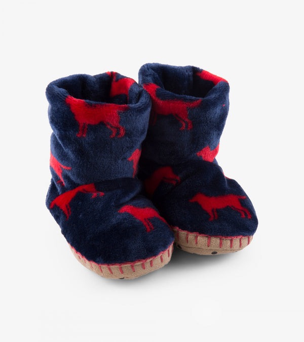 Hatley Slippers - Red Labs