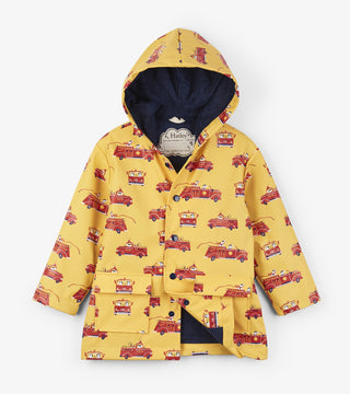 Hatley Raincoat - Vintage Fire Trucks