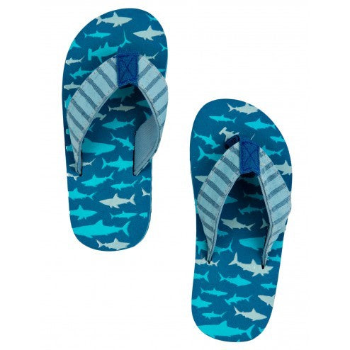 Hatley Flip Flops - Sharks Attack