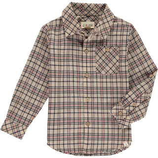 Me & Henry Shirt - Beige Check