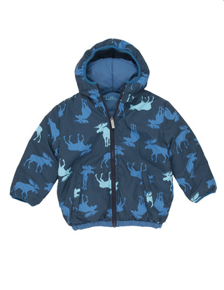 Hatley Reversible Puffer - Blue Moose