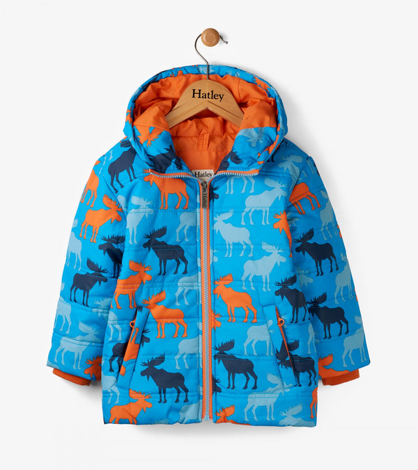 Hatley Puffer Jacket - Moose Shadows