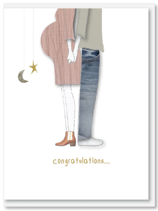 Baby Card - Congratulations Bump