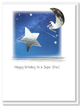 Birthday Card - Super Star