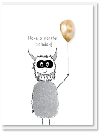 Birthday Card - Monster