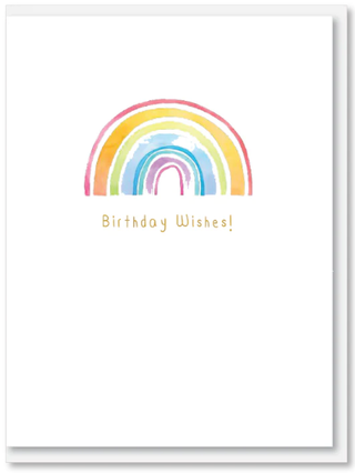 Birthday Card - Rainbow Wishes