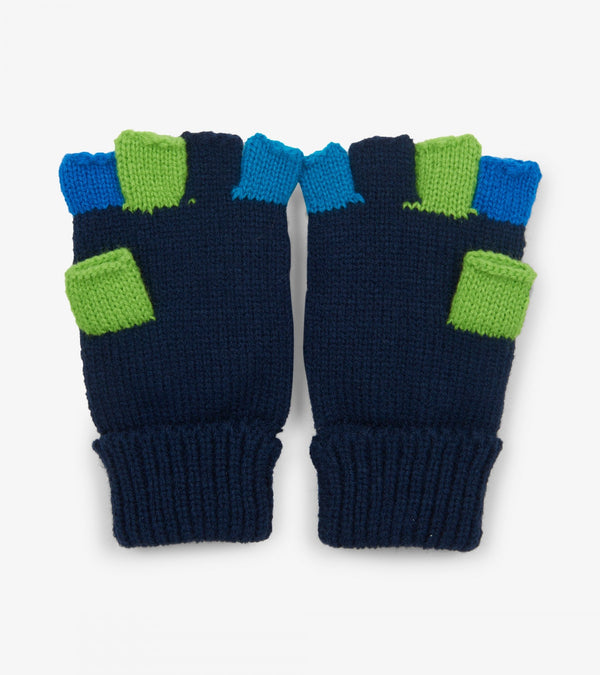 Hatley Mittens - Navy Flip