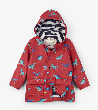 Hatley Raincoat - Scooting Dinos