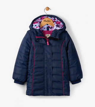 Hatley Puffer Jacket - Wintery Blooms