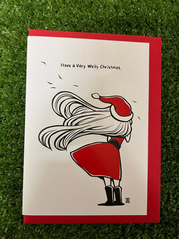 Christmas Card - Welly Christmas