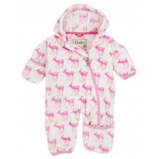 Hatley - Soft Deer Fuzzy Fleece Bundler