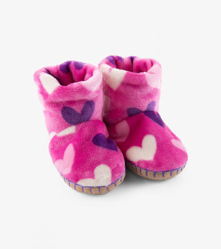 Hatley Slippers - Multi Hearts - Eloquence Boutique