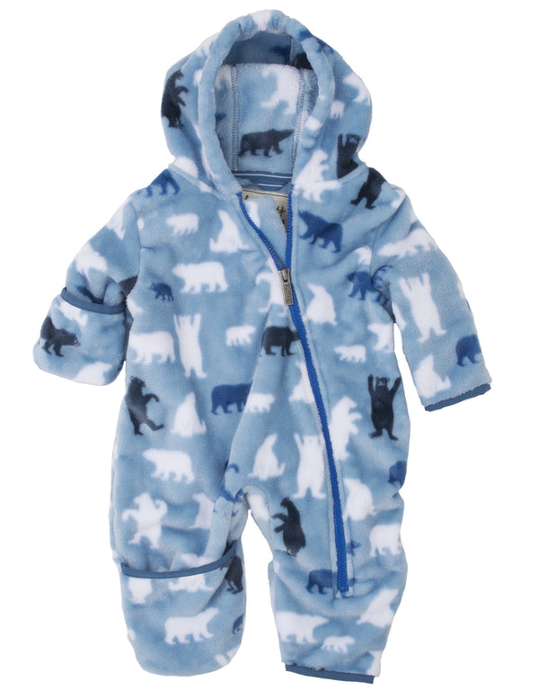 Hatley Infant Fuzzy Fleece Bundler - Polar Bear Boy