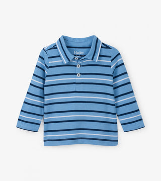 Hatley Mini Polo - Sky Stripe