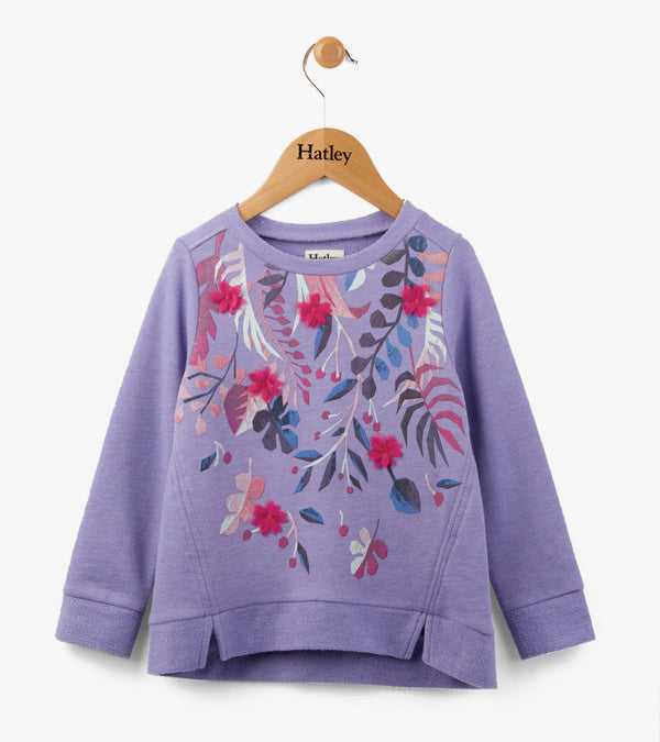 Hatley Top - Purple Fronds