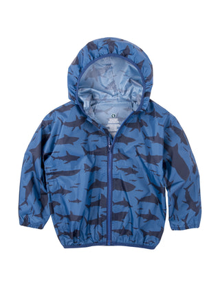 Hatley Windbreaker - Silhouette Sharks